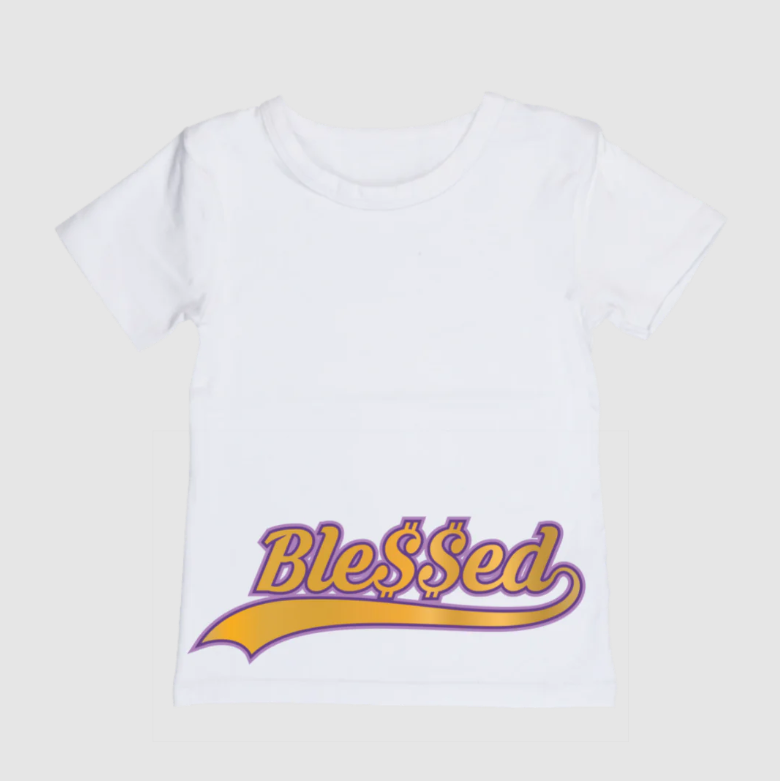 Ble$$ed Tee | Black or White - MLW By Design