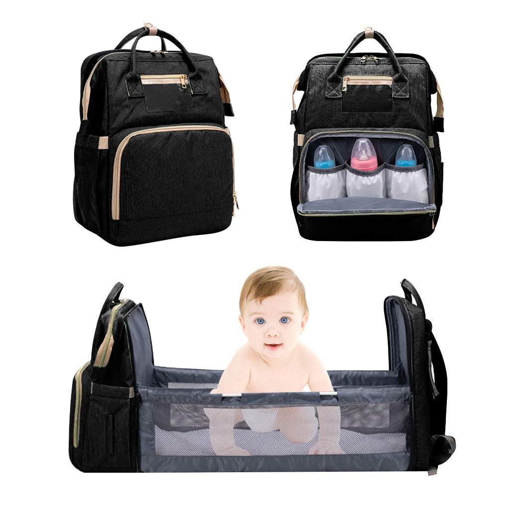 Travel bed Nappy bag - 5 Colours
