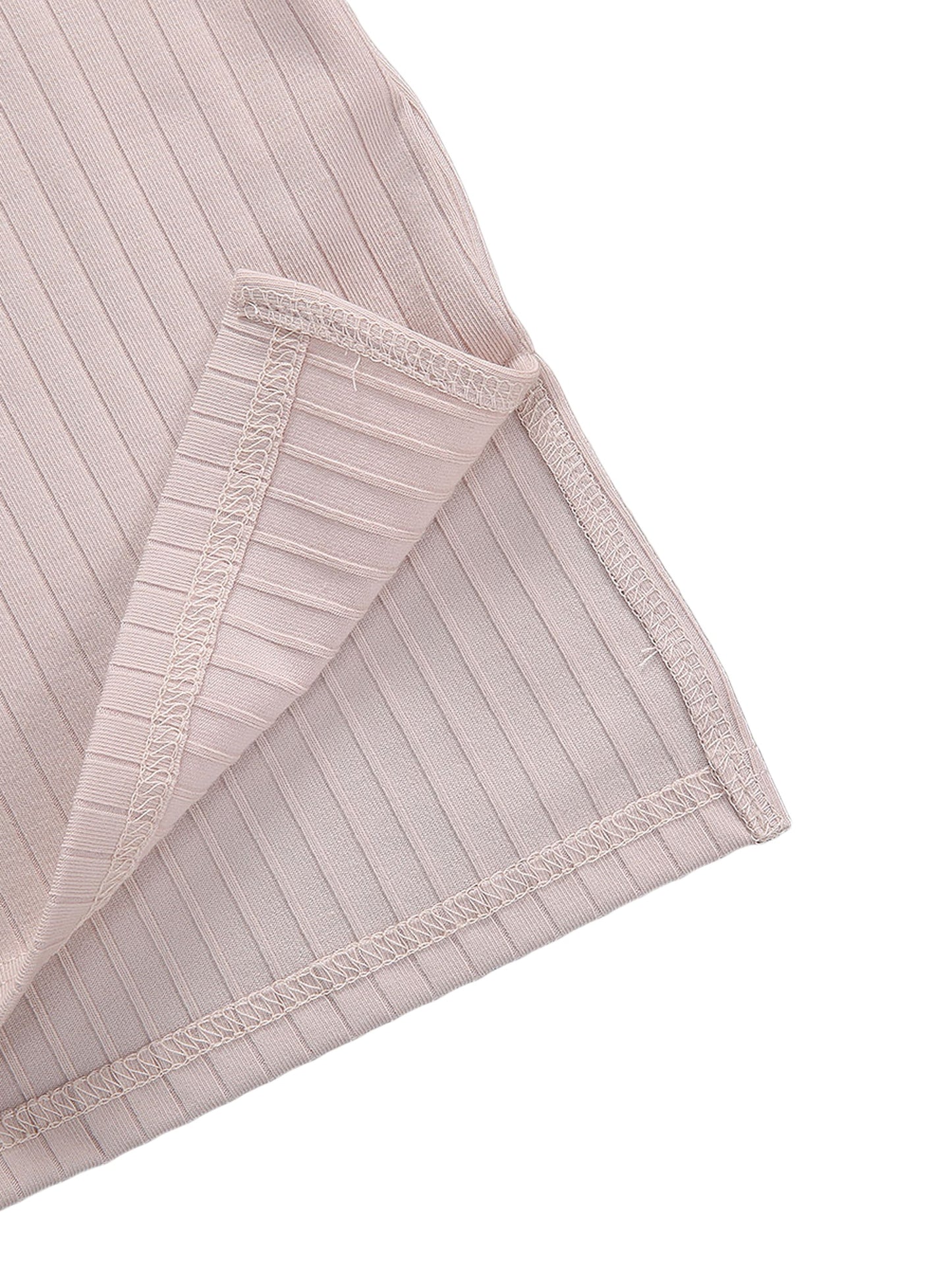 Turtle neck rib dress