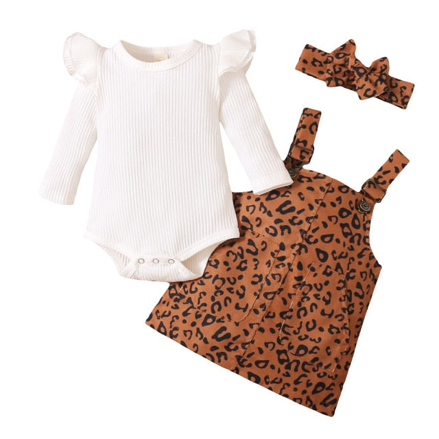 Leopard pinafore sales