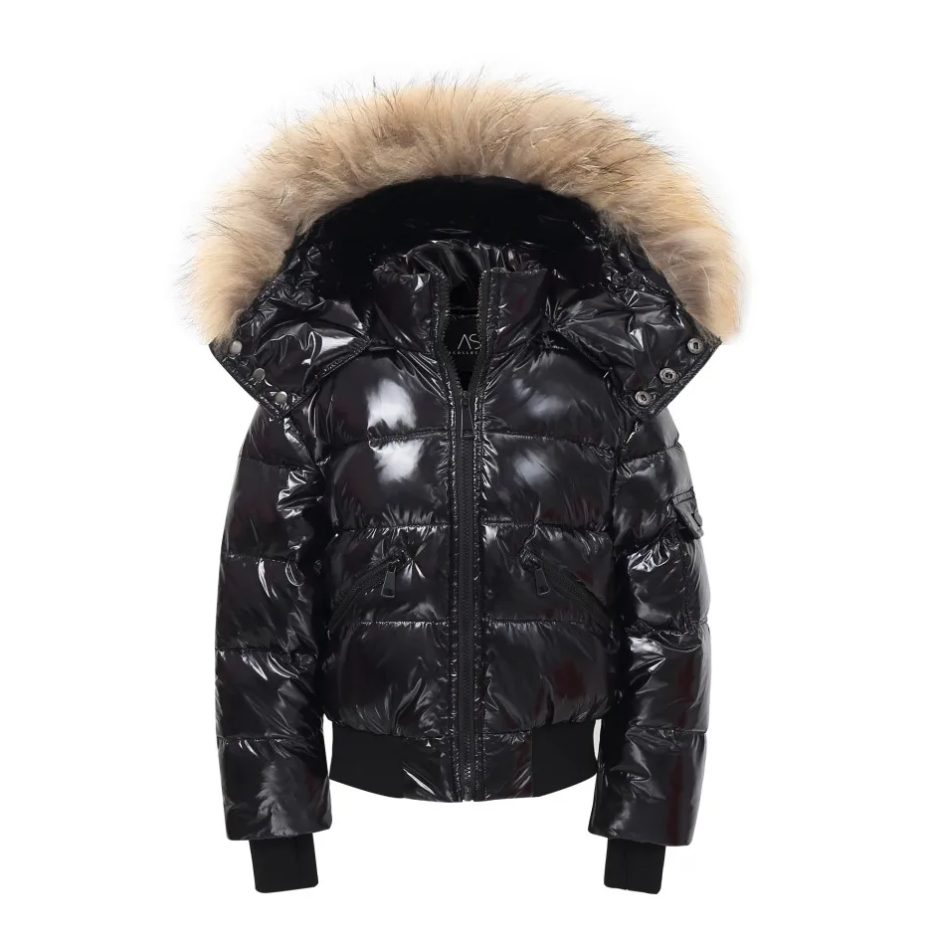Winter Fur Jacket - Black/Copper