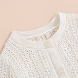 Crochet cardigan - White