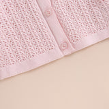 Crochet cardigan - Pink