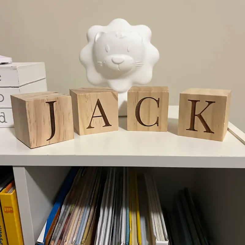 Personalized Wooden Name Blocks