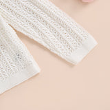 Crochet cardigan - White