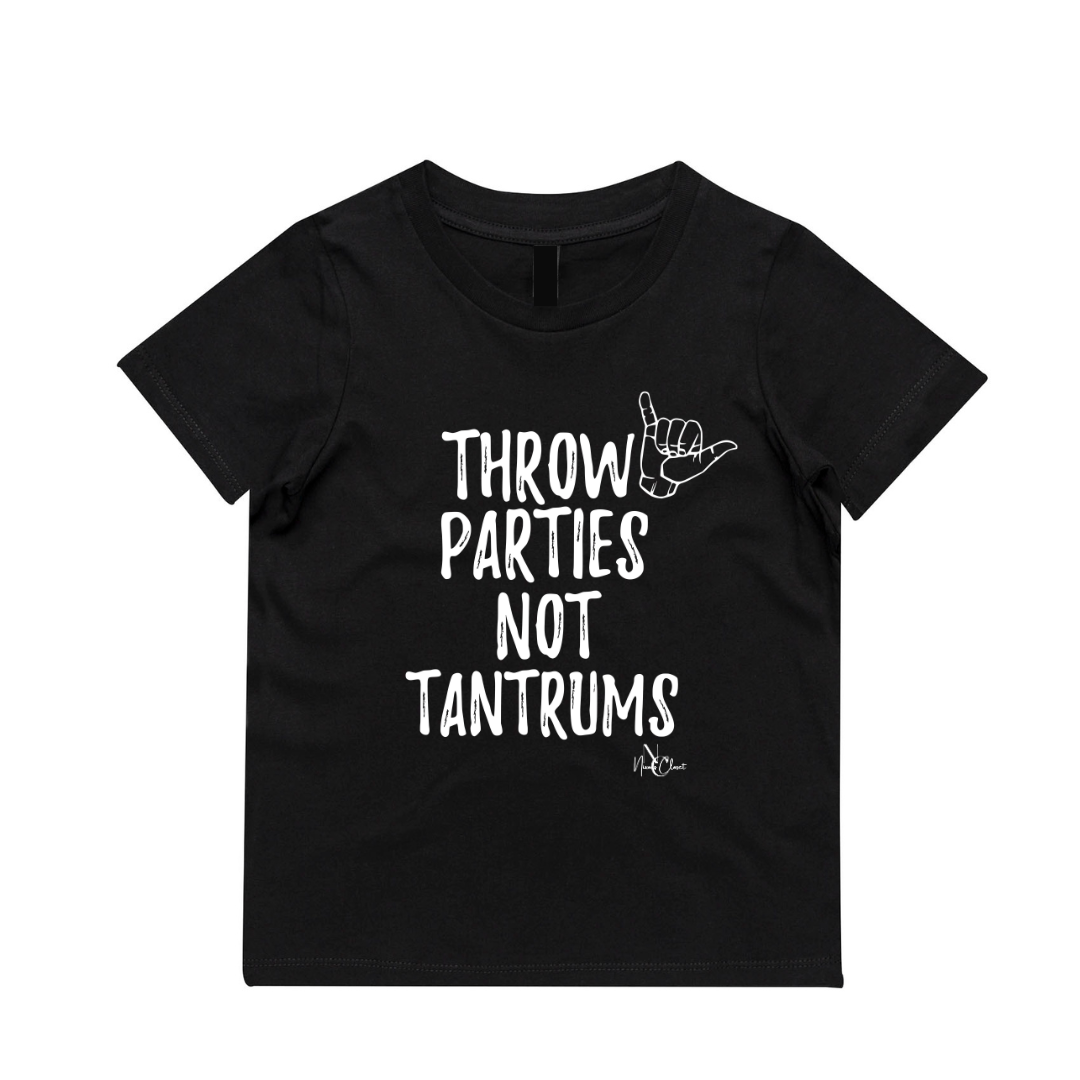 NC The Label -  Throw Parties Tee - 6 Colours available