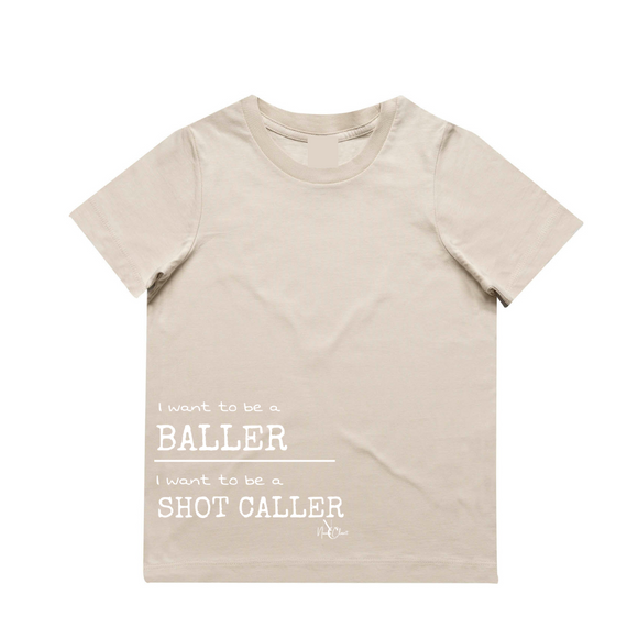 NC The Label -  Baller Shot Caller Tee - 6 Colours available