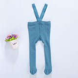 Suspender leggings - Blue