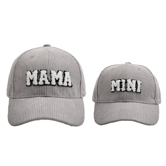 Matching Mama & Mini cap (sold seperate) - Grey