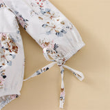 Vintage floral romper