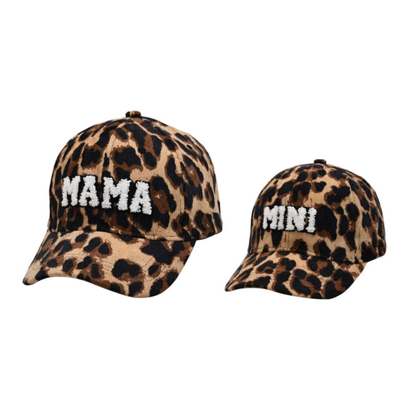 Matching Mama & Mini cap (sold seperate) - Leopard