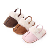 Baby slide slippers - Tan