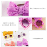 Daisy chain sunglasses & headband set - Pink