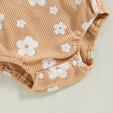 Daisy waffle flutter romper