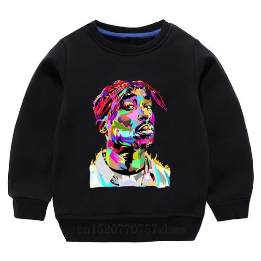 Tupac Sweater - Black Watercolour - nixonscloset