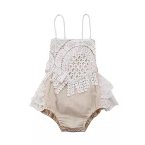 Boho Ruffle Romper - nixonscloset