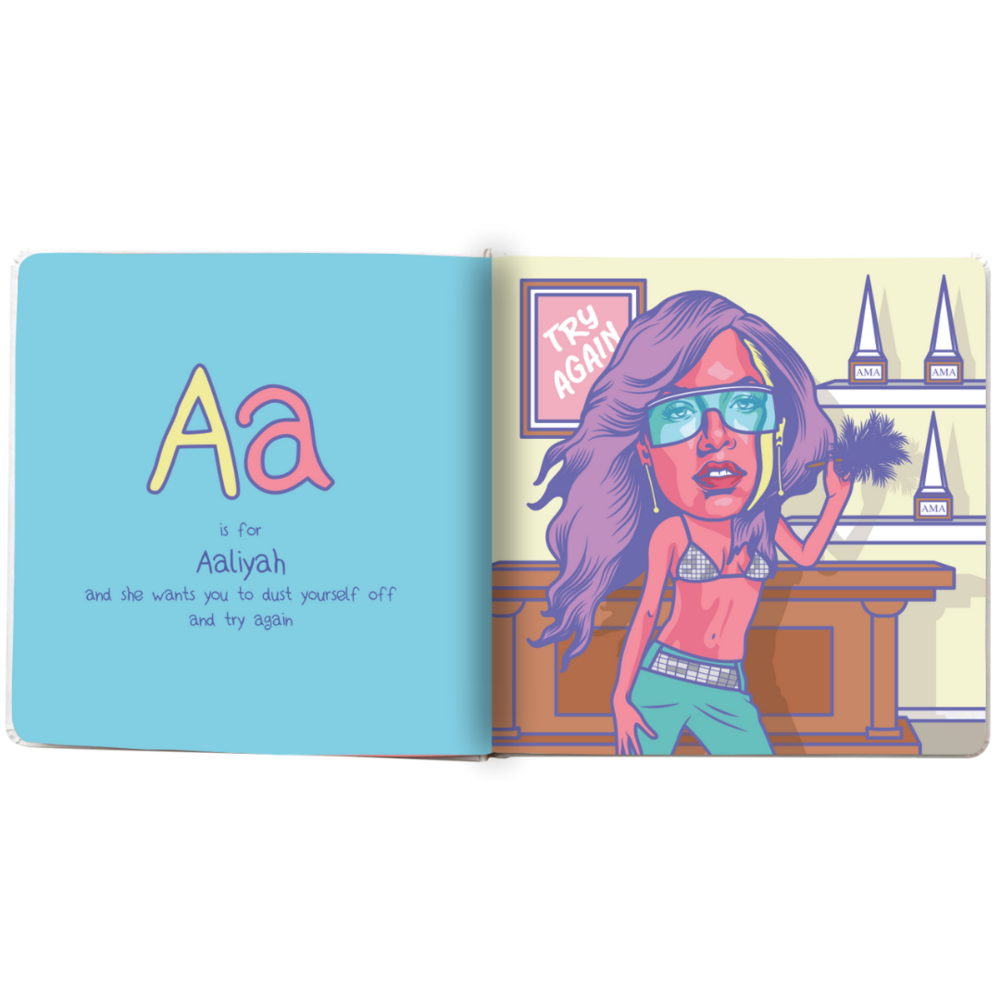 Raised on Hip Hop Alphabet learning book- The Little Homie
