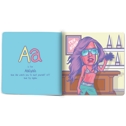 Raised on Hip Hop Alphabet learning book- The Little Homie
