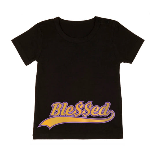 Ble$$ed Tee | Black or White - MLW By Design