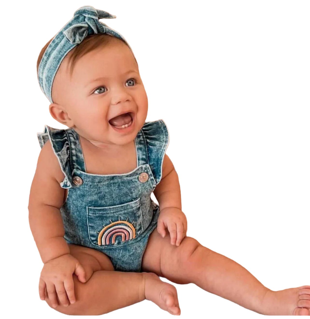 Rainbow hotsell romper baby