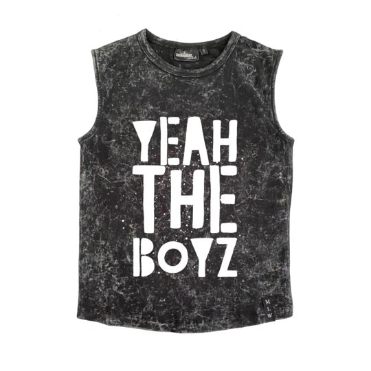 Yeah the Boys stonewashed tank | Mlw by design