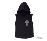 Respect sleeveless hoodie | black or white - Mlw by Design - nixonscloset