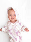 Tie dye hoodie dress