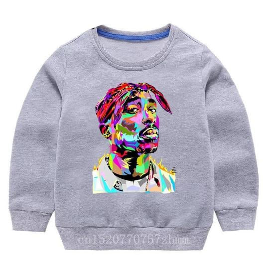Tupac Sweater - Grey Watercolour - nixonscloset