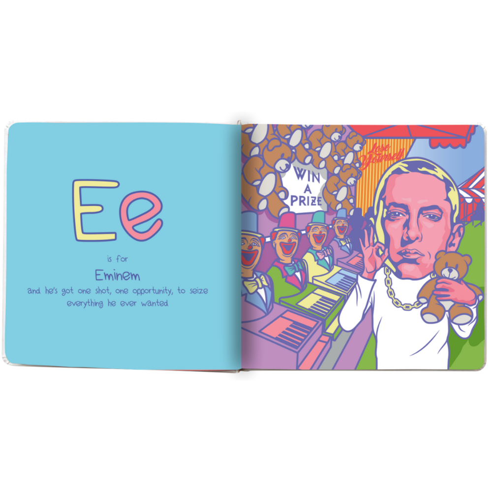 Raised on Hip Hop Alphabet learning book- The Little Homie