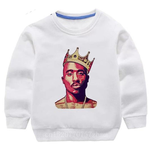 Tupac Sweater - White Crown - nixonscloset