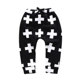 Cross harem pant - Black