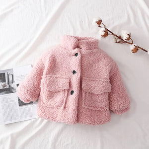 Teddy Sherpa jacket - Pink