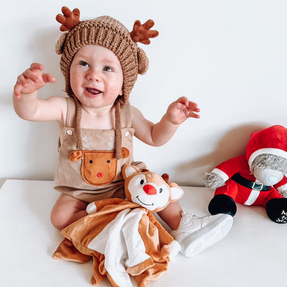 Corduroy Reindeer romper - Christmas collection