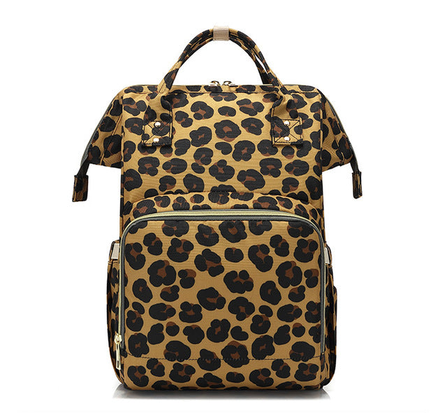 Leopard Nappy Bag - nixonscloset