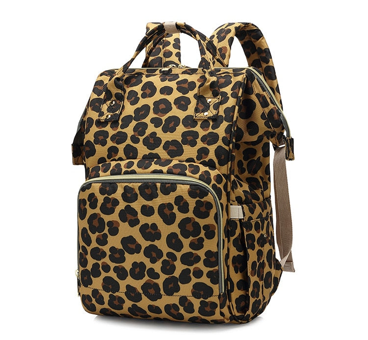 Leopard Nappy Bag - nixonscloset