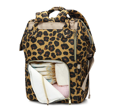 Leopard Nappy Bag - nixonscloset