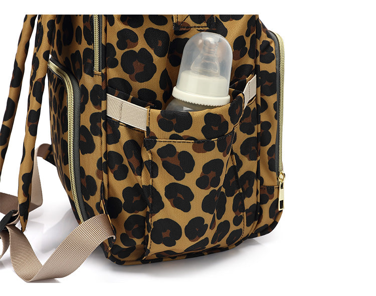 Leopard Nappy Bag - nixonscloset