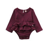 Linen Long Sleeve Tutu Romper - 6 Colours - nixonscloset