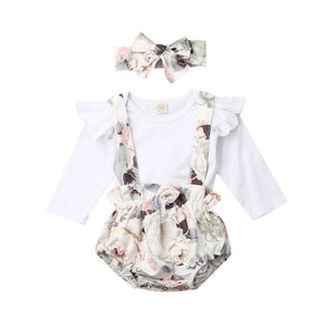White Top & Vintage Rose Suspenders - nixonscloset