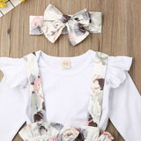White Top & Vintage Rose Suspenders - nixonscloset