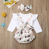 White Top & Vintage Rose Suspenders - nixonscloset