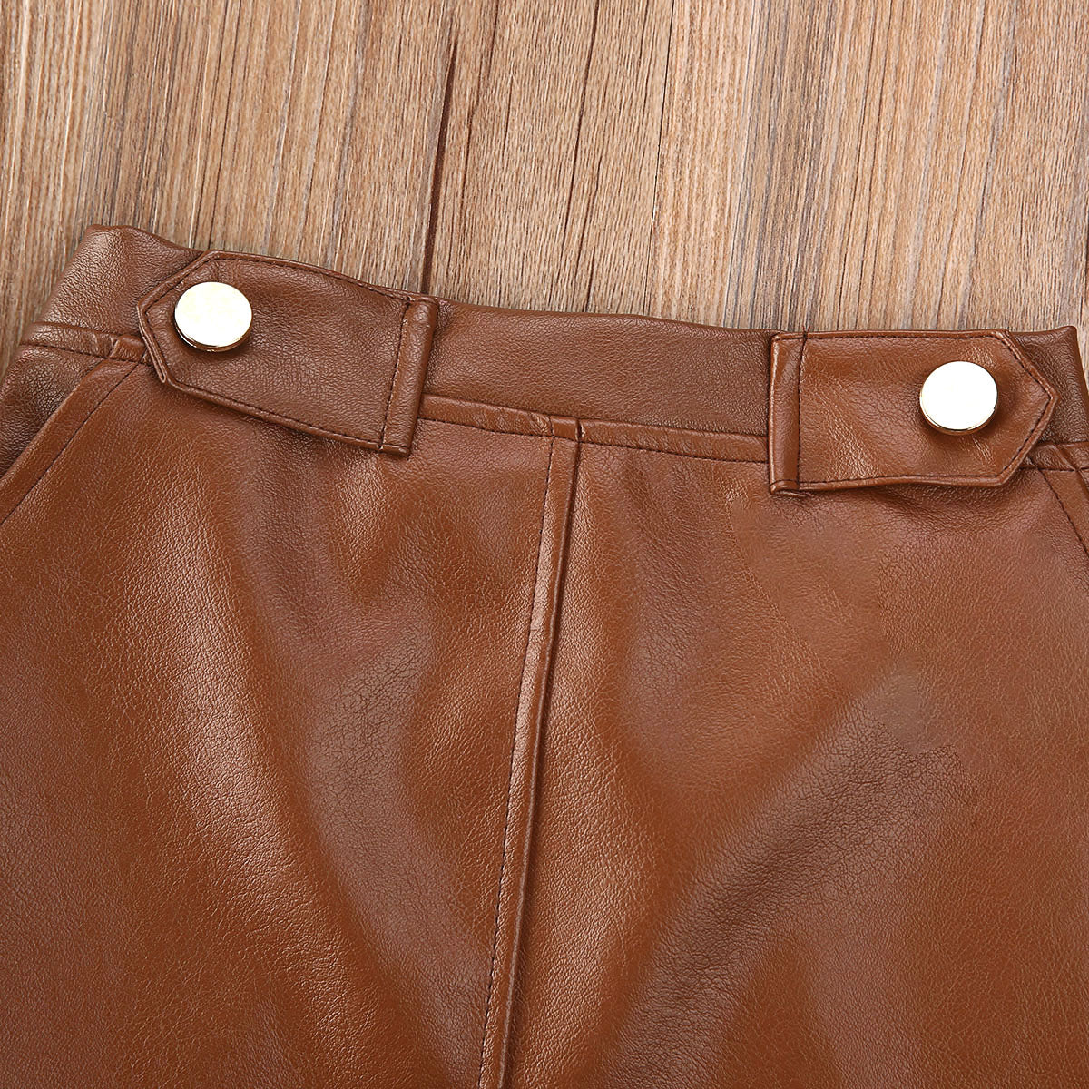 Ribbed Top & Tan Skirt set - nixonscloset