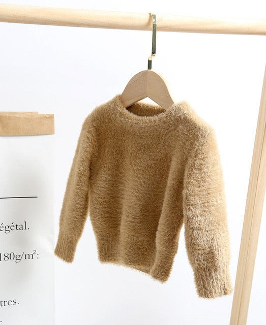 Girls hotsell fluffy jumper