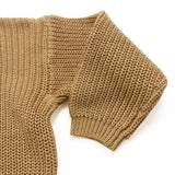 Chunky knit sweater - Coffee