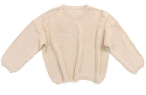 Chunky knit sweater - Ivory