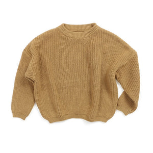 Chunky knit sweater - Coffee