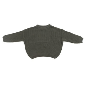Chunky knit sweater - Grey