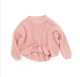 Chunky knit sweater- Pink