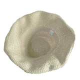 Foldable beach hat - White