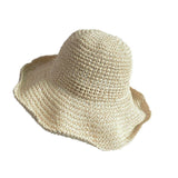 Foldable beach hat - White